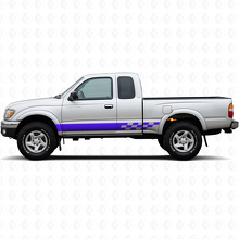Checkered Stripes Rocker Panel Vinyl Decal for Toyota Tacoma 1995-2004_2