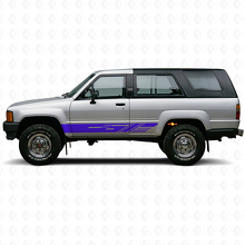 Decorated Stripes Rocker Panel Vinyl Decal for Toyota 4Runner 1984-1989_2