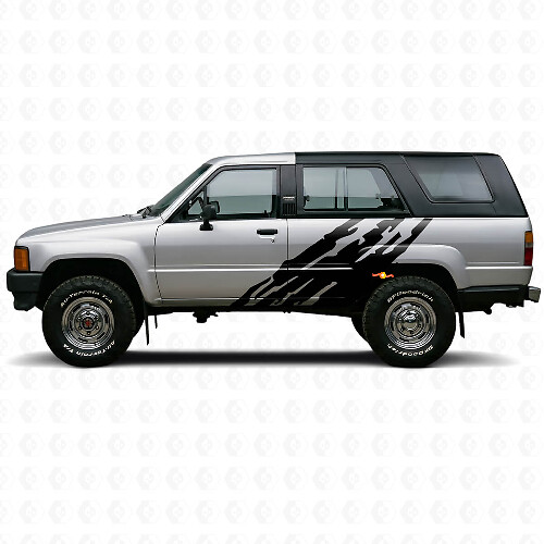 Mud Splash Graphic Side Vinyl Decal for Toyota 4Runner 1984-1989
