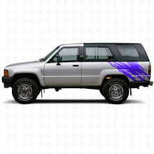 Mud Splash Graphic Rear Side Vinyl Decal for Toyota 4Runner 1984-1989 2