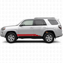 Curved Stripes Rocker Panel Vinyl Decal Kit for Toyota 4Runner 2009-2024 3
