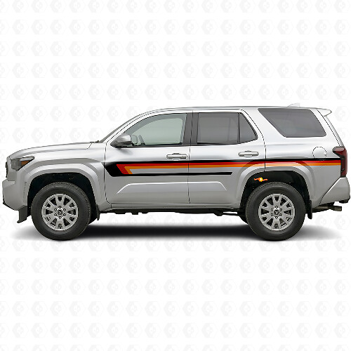 Triple Stripes Door Side Vinyl Decal for Toyota 4Runner 2024+