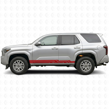 Intertwined Stripes Rocker Panel Vinyl Decal for Toyota 4Runner 2024+_3