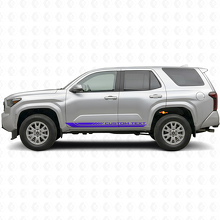 Checkered Curved Stripes Rocker Panel Vinyl Decal for Toyota 4Runner 2024+_2