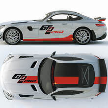 Racing GT2 Pro Side Hood Roof Trunk Vinyl Decal Kit For Mercedes AMG GT_3