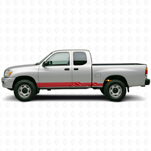 Intertwined Stripes Rocker Panel Vinyl Decal for Toyota Tundra 1999-2006_3