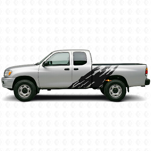 Mud Splash Graphic Side Vinyl Decal for Toyota Tundra 1999-2006