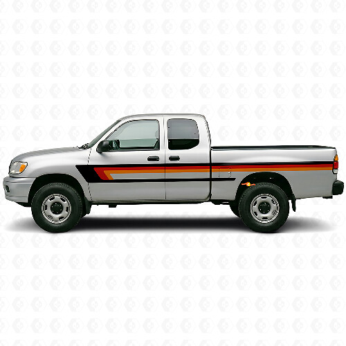 Triple Stripes Door Side Vinyl Decal for Toyota Tundra 1999-2006 1