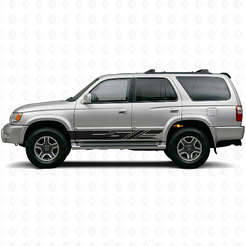 Decorated Stripes Rocker Panel Vinyl Decal for Toyota 4Runner 1995-2002
