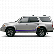 Mountains Thin Stripes Rocker Panel Vinyl Decal for Toyota 4Runner 1995-2002_2