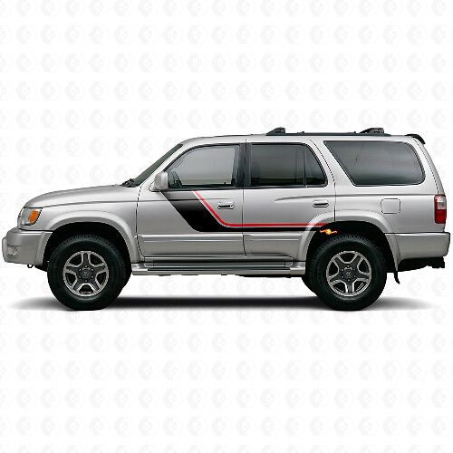 Twin Stripes Side Vinyl Decal Kit for Toyota 4Runner 1995-2002