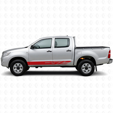 Decorated Stripes Rocker Panel Vinyl Decal for Toyota Hilux 2004-2015_3