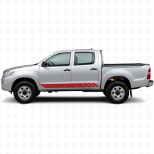 Topographic Style Stripes Doors Vinyl Decal for Toyota Hilux 2004-2015_3