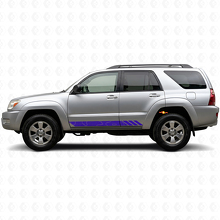 Topographic Style Stripes Doors Vinyl Decal for Toyota 4Runner 2002-2009 2