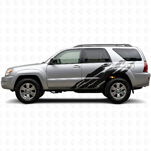 Mud Splash Graphic Side Vinyl Decal for Toyota 4Runner 2002-2009