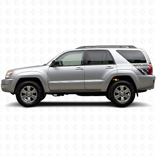 Mud Splash Graphic Bedside Vinyl Decal Kit for Toyota 4Runner 2002-2009_1
