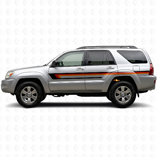 Triple Stripes Door Side Vinyl Decal for Toyota 4Runner 2002-2009 1