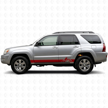 Mountains Wide Stripes Rocker Panel Vinyl Decal for Toyota 4Runner 2002-2009 3