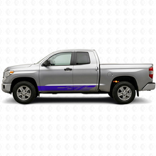 Decorated Stripes Rocker Panel Vinyl Decal for Toyota Tundra 2007-2021_2