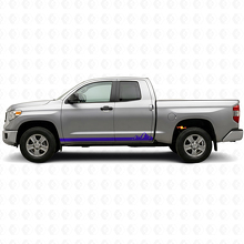 Mountains Thin Stripes Rocker Panel Vinyl Decal for Toyota Tundra 2007-2021 2