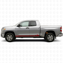 Mountains Thin Stripes Rocker Panel Vinyl Decal for Toyota Tundra 2007-2021 3