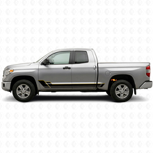 Twin Stripes Rocker Panel Vinyl Decal Kit for Toyota Tundra 2007-2021 2