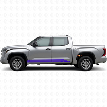 Curved Stripes Rocker Panel Vinyl Decal Kit for Toyota Tundra 2022+ 2