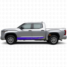 Decorated Stripes Rocker Panel Vinyl Decal for Toyota Tundra 2022+ 2