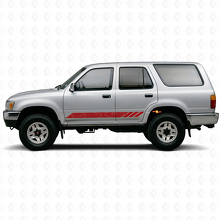 Topographische Stilstreifen Tür Vinyl-Aufkleber für Toyota 4Runner 1989-1995 3