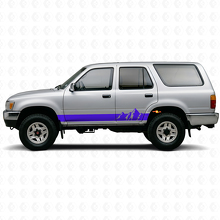 Mountains Wide Stripes Rocker Panel Vinyl Decal for Toyota 4Runner 1989-1995_2