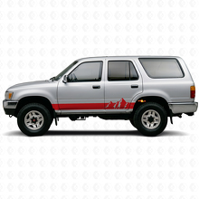 Mountains Wide Stripes Rocker Panel Vinyl Decal for Toyota 4Runner 1989-1995_3