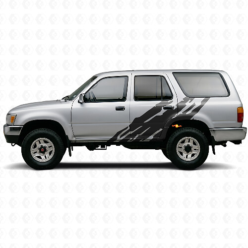 Mud Splash Graphic Side Vinyl Decal for Toyota 4Runner 1989-1995 1