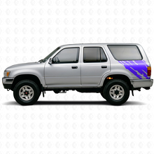 Mud Splash Graphic Rear Side Vinyl Decal for Toyota 4Runner 1989-1995 2