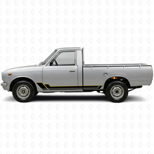 Twin Stripes Rocker Panel Vinyl Decal Kit for Toyota Hilux 1968-1972_2