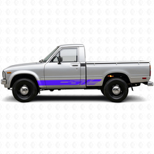 Decorated Stripes Rocker Panel Vinyl Decal for Toyota Hilux 1978-1983_2