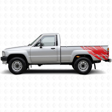 Mud Splash Graphic Rear Side Vinyl Decal for Toyota Hilux 1983-1988 3