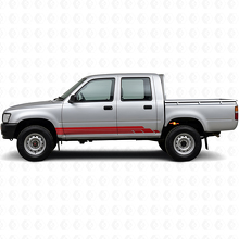 Curved Stripes Rocker Panel Vinyl Decal Kit for Toyota Hilux 1988-1997_3
