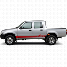 Mountains Style Stripes Rocker Panel Vinyl Decal Kit for Toyota Hilux 1988-1997_3