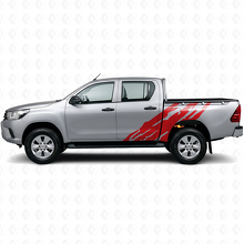 Mud Splash Graphic Side Vinyl Decal for Toyota Hilux 2015+ 3