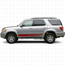 Decorated Stripes Rocker Panel Vinyl Decal Kit for Toyota Sequoia 2000-2007 3