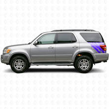 Mud Splash Graphic Rear Side Vinyl Decal for Toyota Sequoia 2000-2007_2