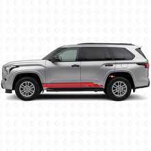 Curved Stripes Rocker Panel Vinyl Decal Kit for Toyota Sequoia 2022+_3