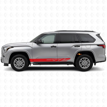 Decorated Stripes Rocker Panel Vinyl Decal Kit for Toyota Sequoia 2022+_3