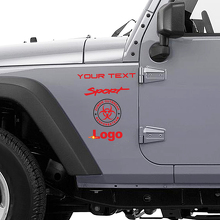 Zombie Outbreak Response Team Vinyl Decal for Jeep Wrangler Rubicon_2
