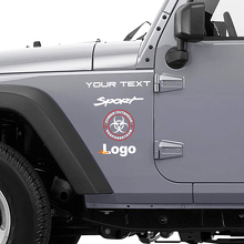 Zombie Outbreak Response Team Vinyl Decal for Jeep Wrangler Rubicon_3