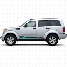 Vinyl Decal Side Stripes Vintage Style for Dodge Nitro 2007-2011 2