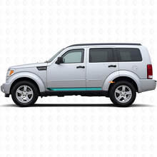 Vintage Straight Stripes Side Vinyl Decal for Dodge Nitro 2007-2011_2