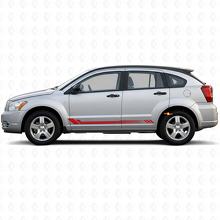 Honeycomb Stripes Side Vinyl Decal for Dodge Caliber 2007–2012 3