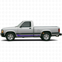 Honeycomb Stripes Side Vinyl Decal for Dodge Dakota 1987-1996 2