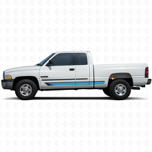Vintage Straight Stripes Side Vinyl Decal for Ram 1500 1994-2001 2